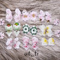 Hoa đào-hoa bột nail