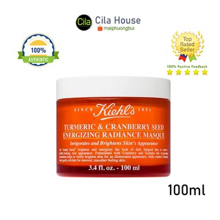 Mặt Nạ Kiehl’s Tumeric & Cranberry Seed Energizing Radiance Nghệ Việt Quất 100ml - Cila House