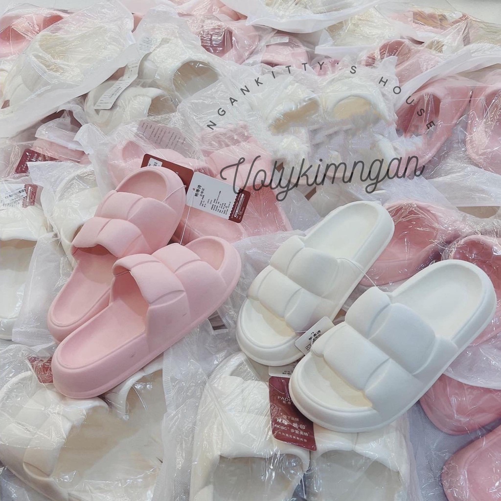 Dép bánh mì ô vuông