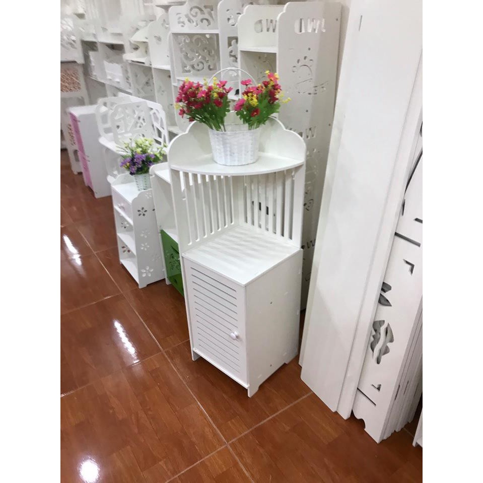 Tủ góc nhà xinh 2 tầng thông minh hiện đại chống nước chính hãng IGA- IG123