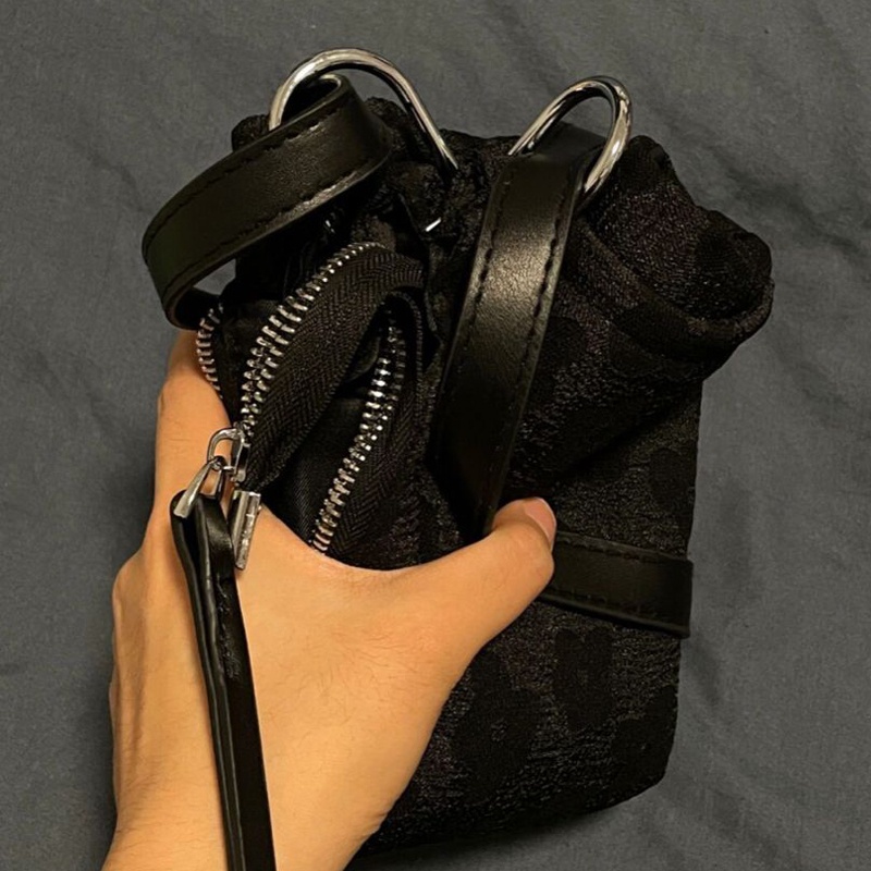 Túi đeo vai JASMIN NOIR dáng vuông cỡ lớn thiết kế giản đơn duyên dáng dành cho nữ