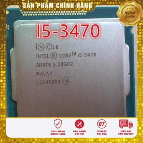 Siêu sale_ Chip Intel CPU Core I5 3470 (xung nhịp 3.6GHz) - Tặng Keo Tản Nhiệt