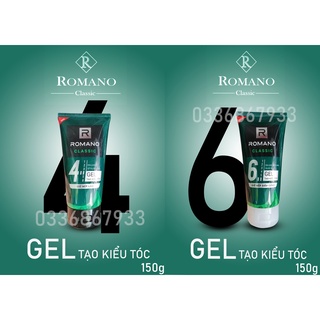 Gel tạo kiểu tóc cao cấp Romano Classic cổ điển lịch lãm 150gr