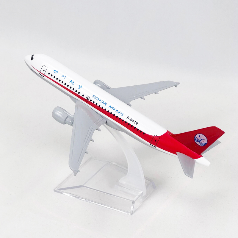Mô hình máy bay Airbus 320 A320 16CM bằng hợp kim