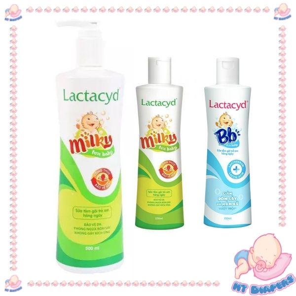 Sữa Tắm Gội Trẻ Em Lactacyd Milky Bảo Vệ, Nuôi Dưỡng Da và Tóc Bé 500ml/chai