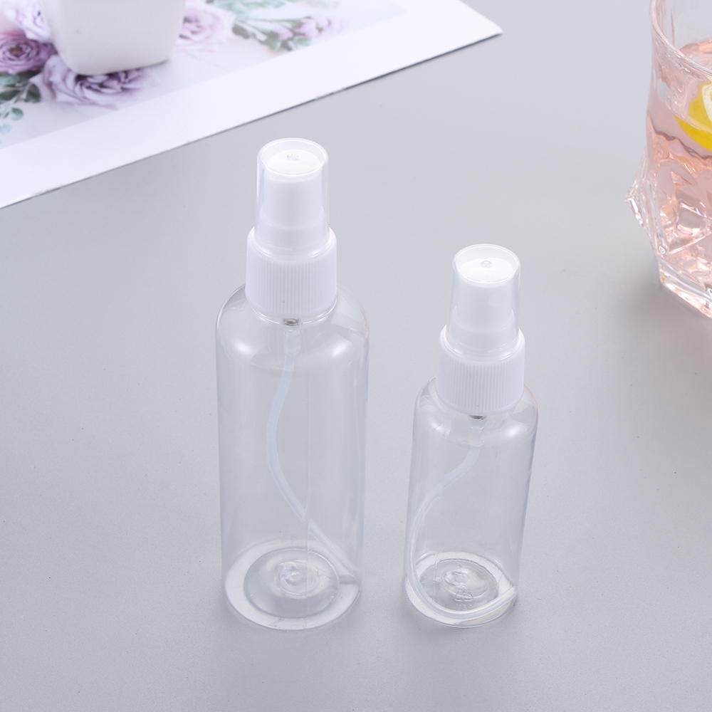 Set 5 Chai Rỗng Trong Suốt Dạng Xịt Đựng Mỹ Phẩm Du Lịch Tiện Dụng