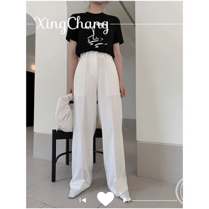 Áo thun nữ tay ngắn màu đen công sở sang trọng co dãn 4 chiều form ôm nhẹ in LIPS EYE mã NXC65