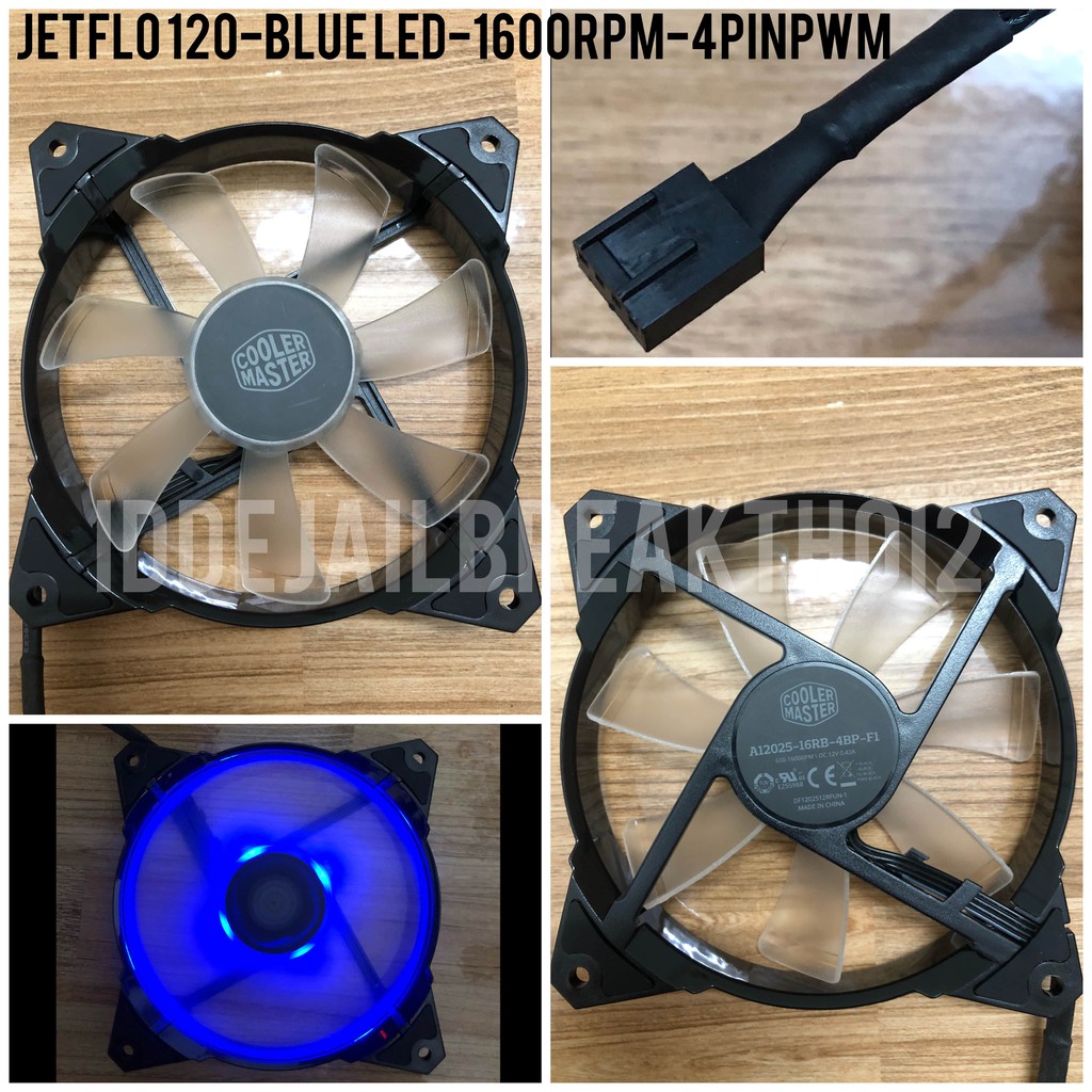 Quạt tản nhiệt Fan Case Cooler Master Led 4Pin PWM êm và mát