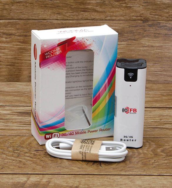 Bộ phát wifi bằng sim 3G FB-Link BW07 kiêm pin dự phòng 2.200mAh
