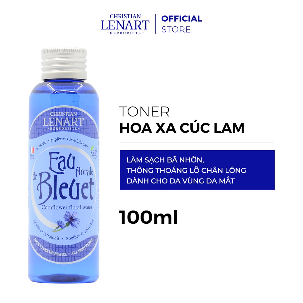 Toner Hoa Xa Cúc Lam - Christian Lénart Eau Florale De Bleuets - 100ml - 200ml