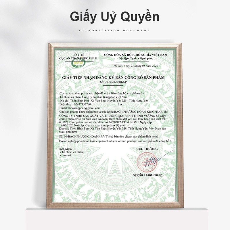 Woohop Bạch Phượng Hoàn Kingphar - Viên Uống Hỗ Trợ Điều Hòa Kinh Nguyệt, Phụ Khoa