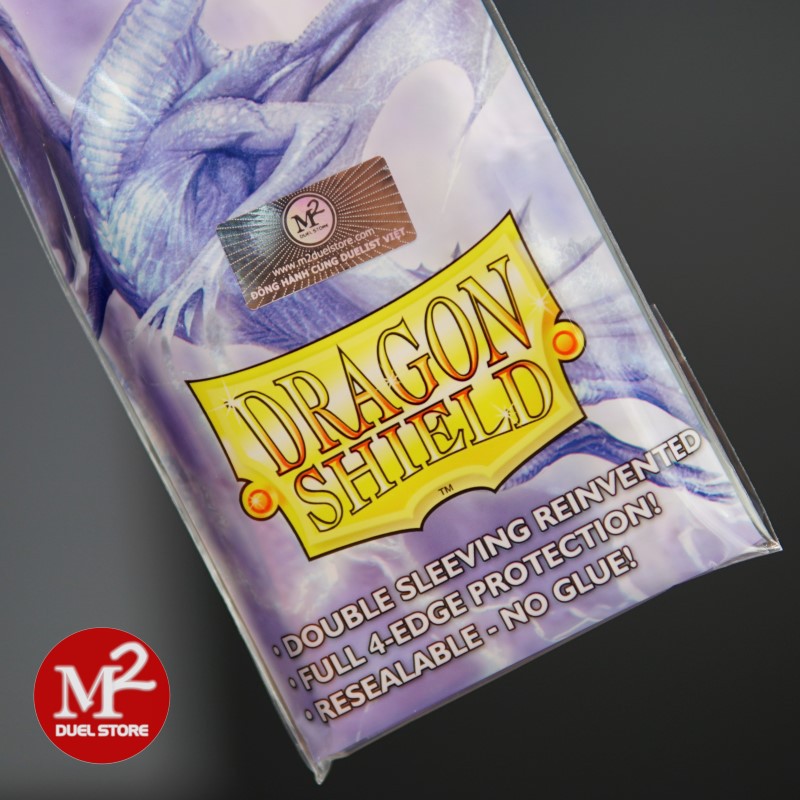 Bọc bài Standard size Dragon Shield Perfect Fit Sealable - 100 cái CLEAR - Dành cho thẻ bài Pokemon Magic