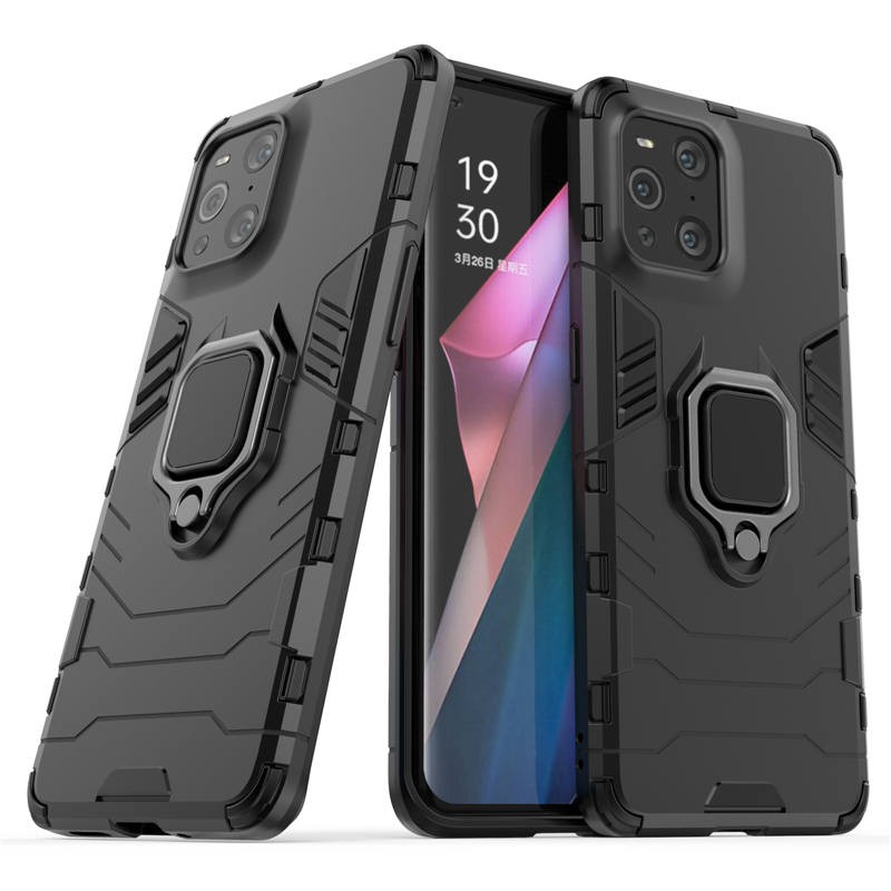 Ốp lưng cứng Oppo Find X3 Pro Vỏ điện thoại chống sốc Hybrid Armor Vỏ nhẫn chống sốc OPPO FindX3 Fin
