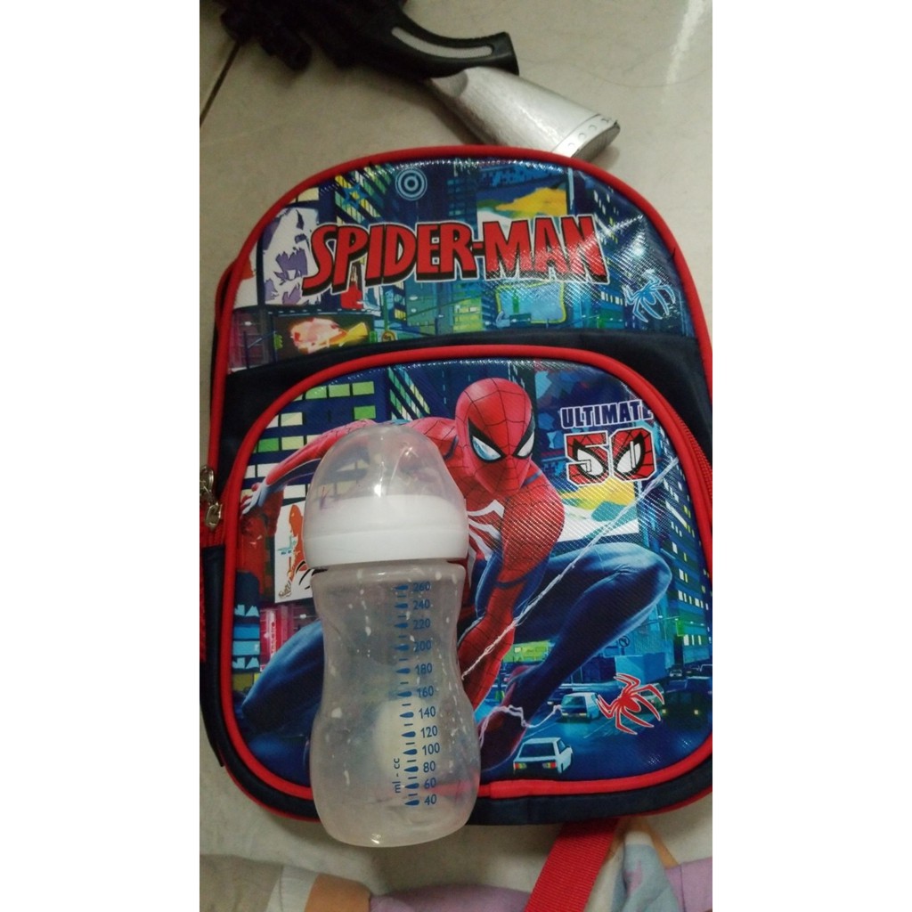 Ba lô đi học nhà trẻ cho bé trai mầm non từ 2 đến 5 tuổi - hình siêu nhân nhện Spiderman