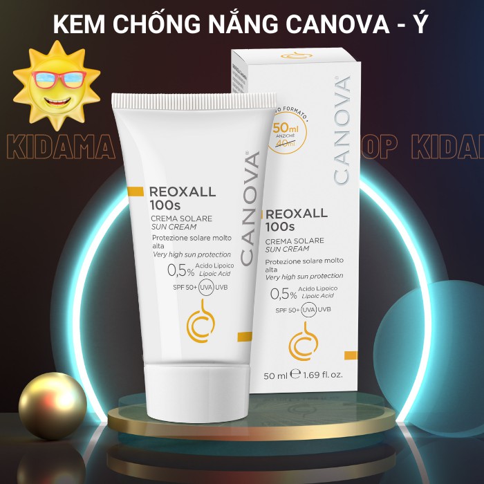 Kem chống nắng cho Da Mặt nhạy cảm kích ứng CANOVA 100S bảo vệ da hàng ngày tia cực tím chống lão hóa da | BigBuy360 - bigbuy360.vn