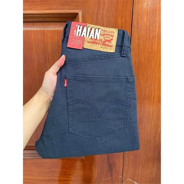 Quần kaki nam Quần bò ống đứng co giản nhiều màu