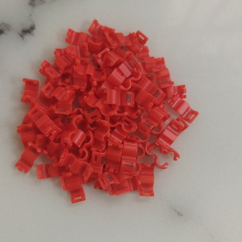 10PCS VÒNG CHÂN CHIM YẾN HÓT FINCH CÓ SỐ SORI SET