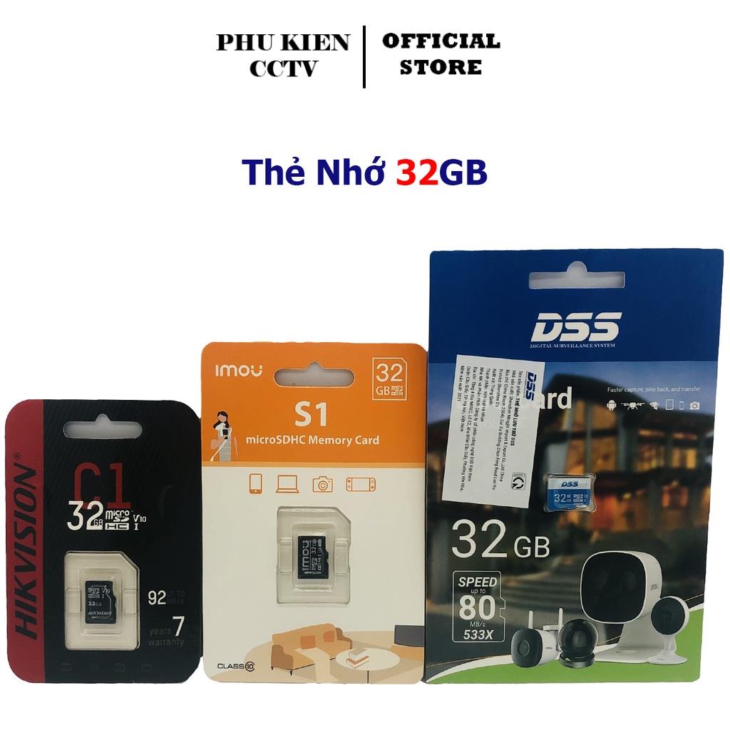 Thẻ nhớ 32GB/64GB/128GB - Hàng Chính Hãng chuyên dụng cho Camera, Smartphone, loa đài