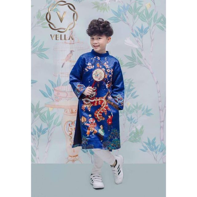 Áo dài Tết cho bé trai
