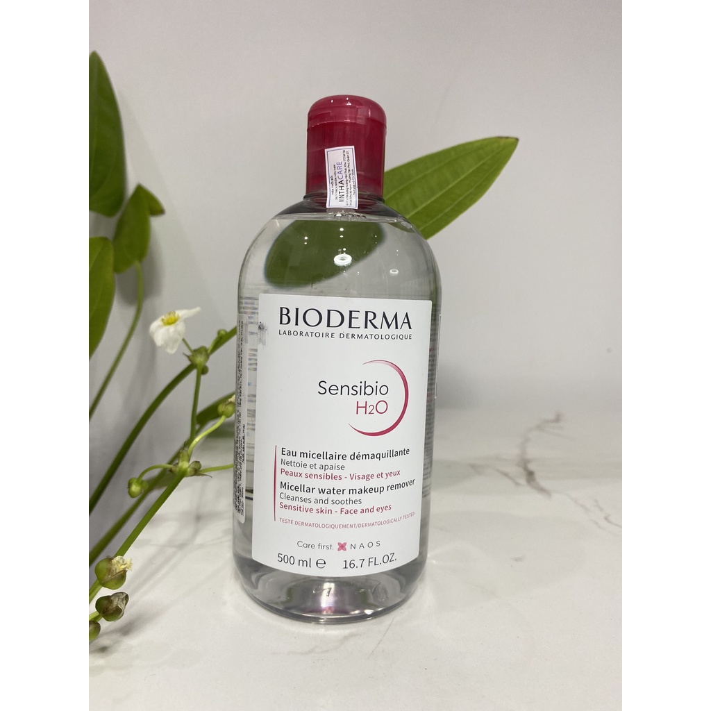 Nước Tẩy Trang Bioderma H2O 500ml  Hồng, Xanh 500ml- Nhập khẩu hàng chính hãng  - 𝐃𝐫.𝐋𝐲́ 𝐇𝐨𝐚̀𝐧𝐠 | BigBuy360 - bigbuy360.vn