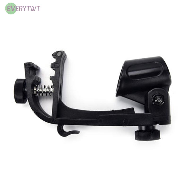 Adjustable Microphone Mic Rim Clamp Holder Clip Stand Tom Snare Anti-shock Mount