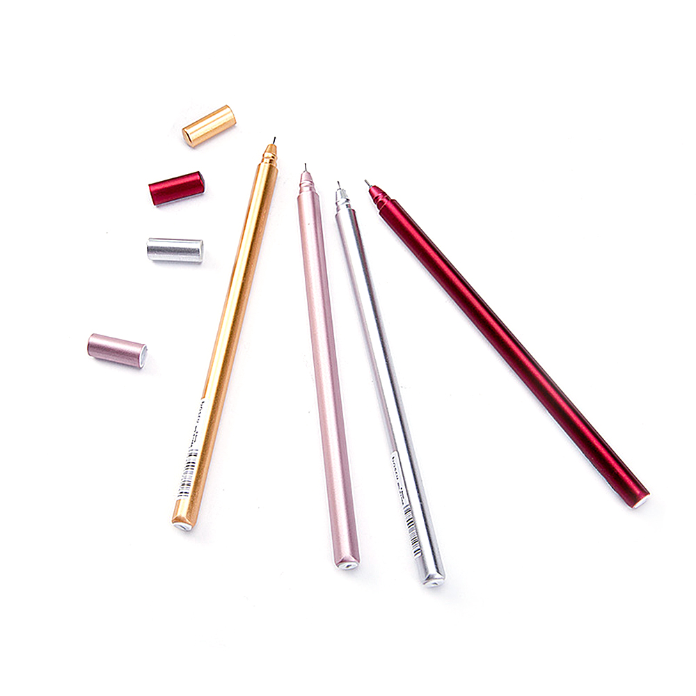 Set 4 chiếc bút bi nước mực đen ngòi 0.5mm