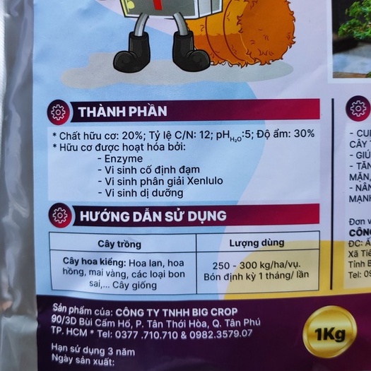 Phân Hữu Cơ Nấm Trichoderma SAITAMA GOKU , Bác Sĩ Cây Trồng, chuyên cho hoa kiểng