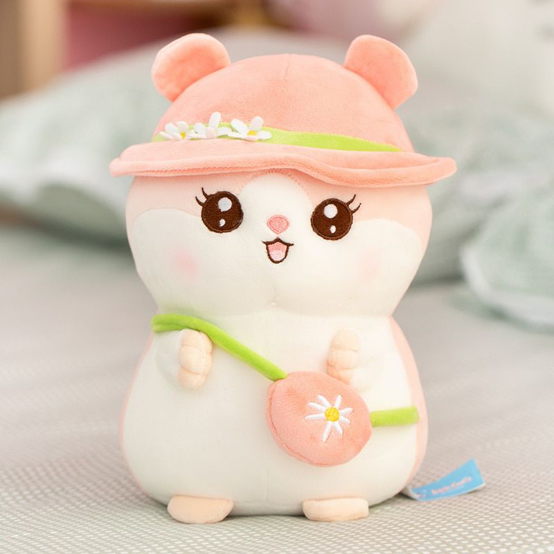 Thú bông Chubby Hamster đội nón đáng yêu 3 size