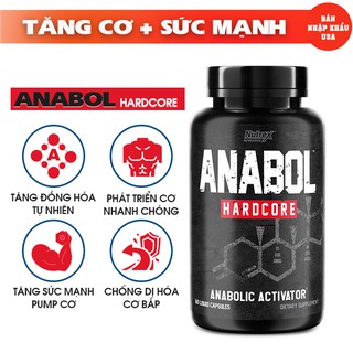 Anabol Hardcore hỗ trợ phát triển cơ bắp và tăng sức mạnh