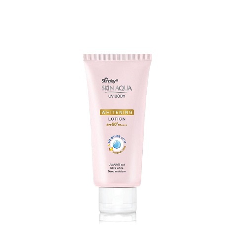 Kem chống nắng dưỡng thể trắng mịn Sunplay Skin Aqua UV Body Whitening Lotion SPF 50+ PA++++ (150g)