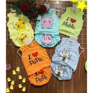 Set 5 bộ trắng in hình cảm xúc
