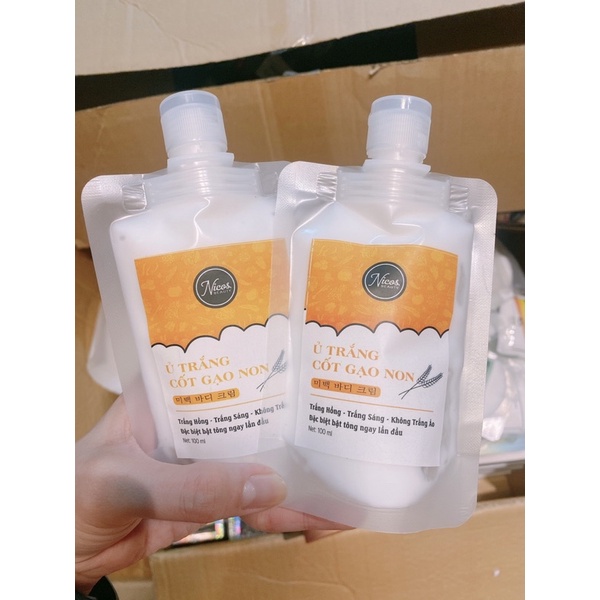 Ủ trắng cốt gạo Non 100ml