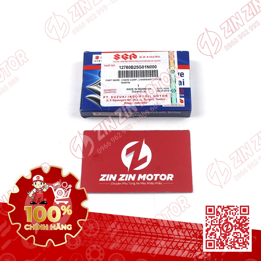 SÊN CAM RAIDER XĂNG CƠ / SATRIA FU CHÍNH HÃNG SUZUKI INDONESIA - 12760B25G01N000 - ZIN ZIN MOTOR