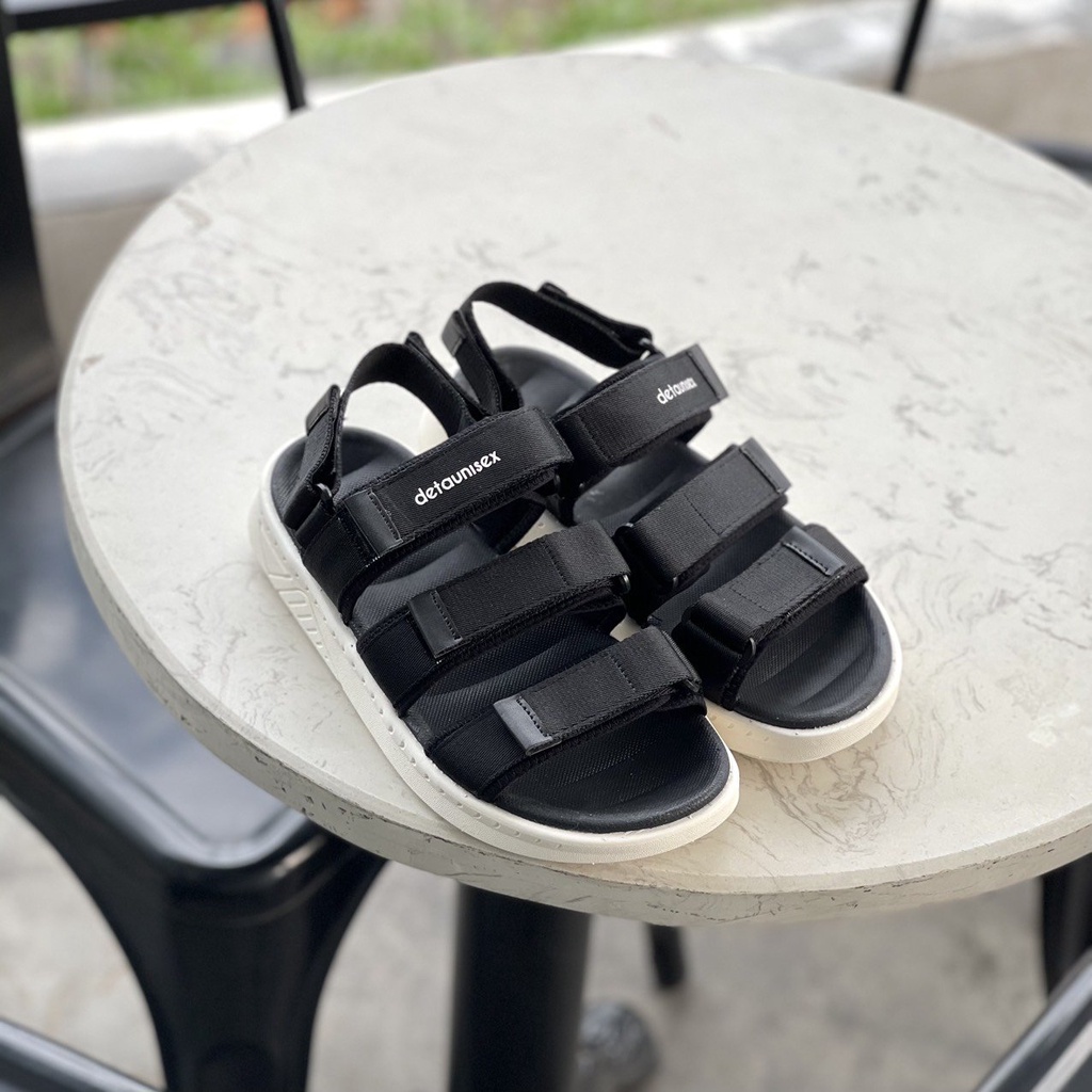 Giày Sandal Học Sinh 3 Quai Ngang Detaunisex - SADU03