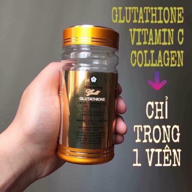 (Chuẩn Aut) Trắng da Tatio Active Gold Glutathione Nhật Bản | BigBuy360 - bigbuy360.vn