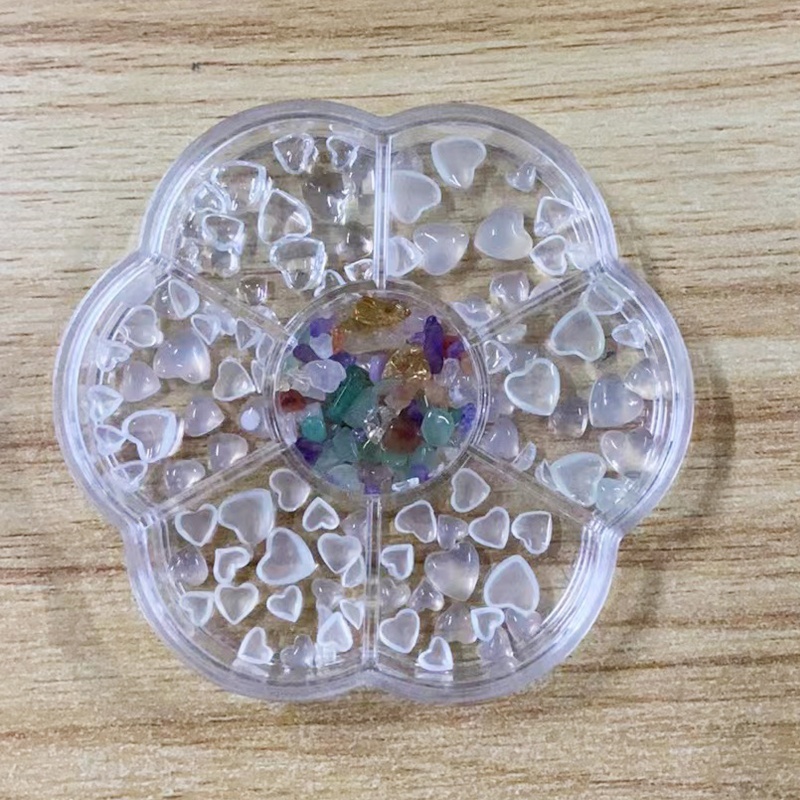 Phụ Kiện Trang Trí Móng Tay Nghệ Thuật Hình Gấu Và Trái Tim 3D Bằng Nhựa Resin