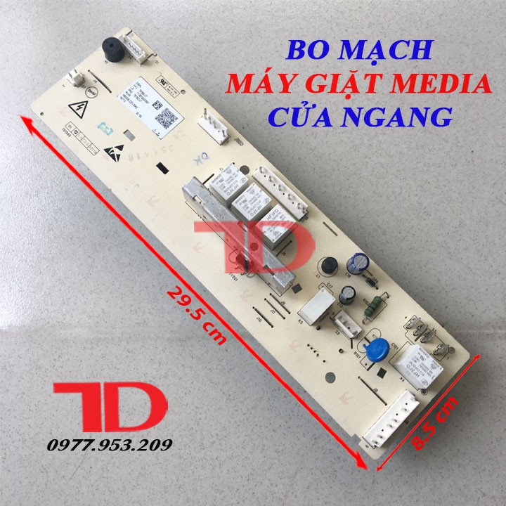 Bo mạch máy giặt cửa ngang Media MFG80-1200