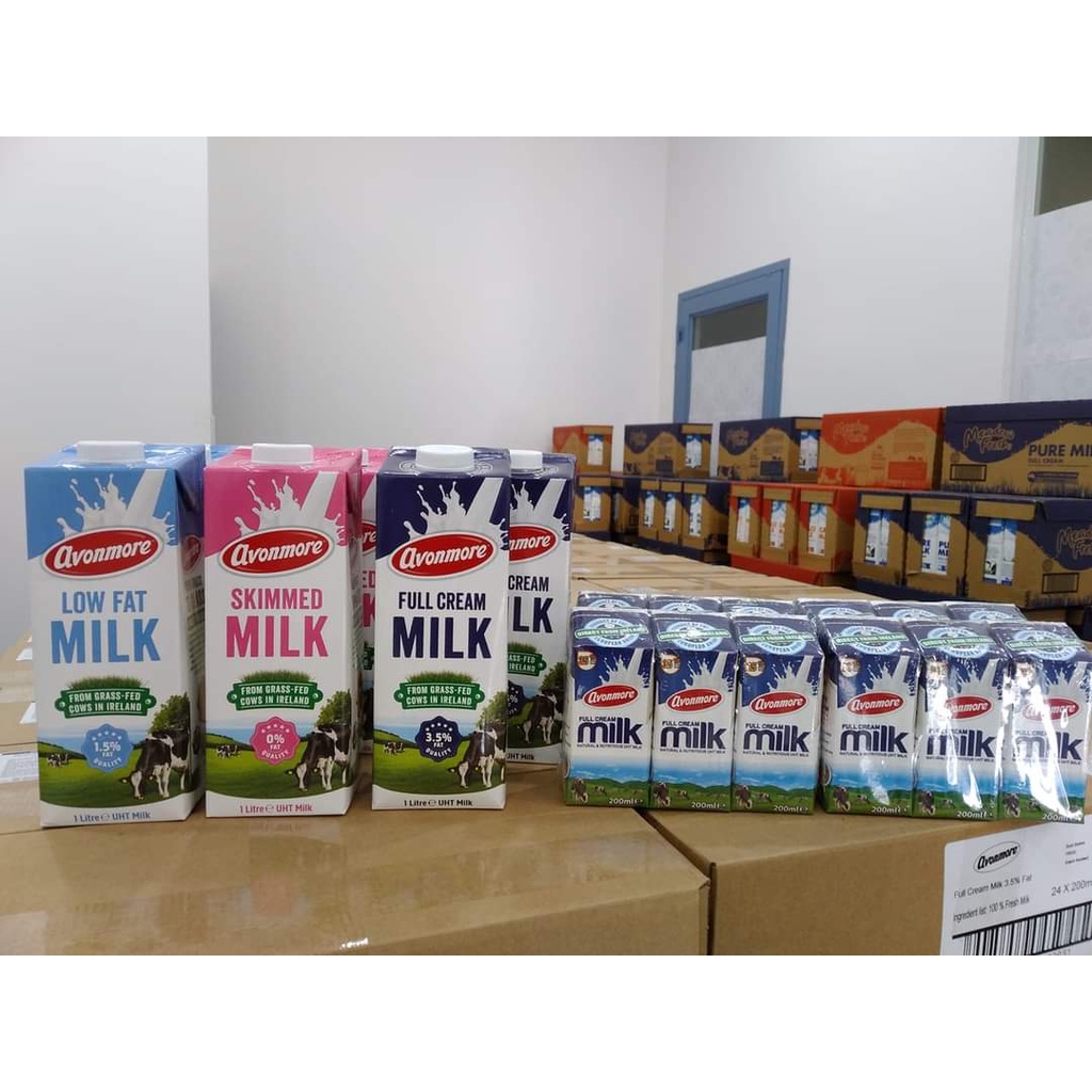 [SenXanh Emart] Thùng 24 Hộp Sữa Nguyên Kem Avonmore 200ml - Nhập khẩu Iceland