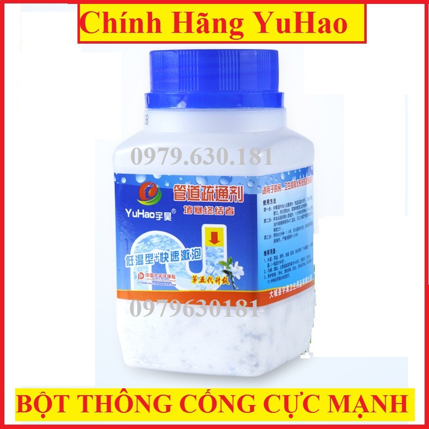 Bột Thông Tắc Cống, Đường Ống, Bồn Cầu, Bồn Rửa Mặt.Xử Lý Triệt Để Cặn Bã, Chất Thải Hữu Cơ..An toàn môi trường