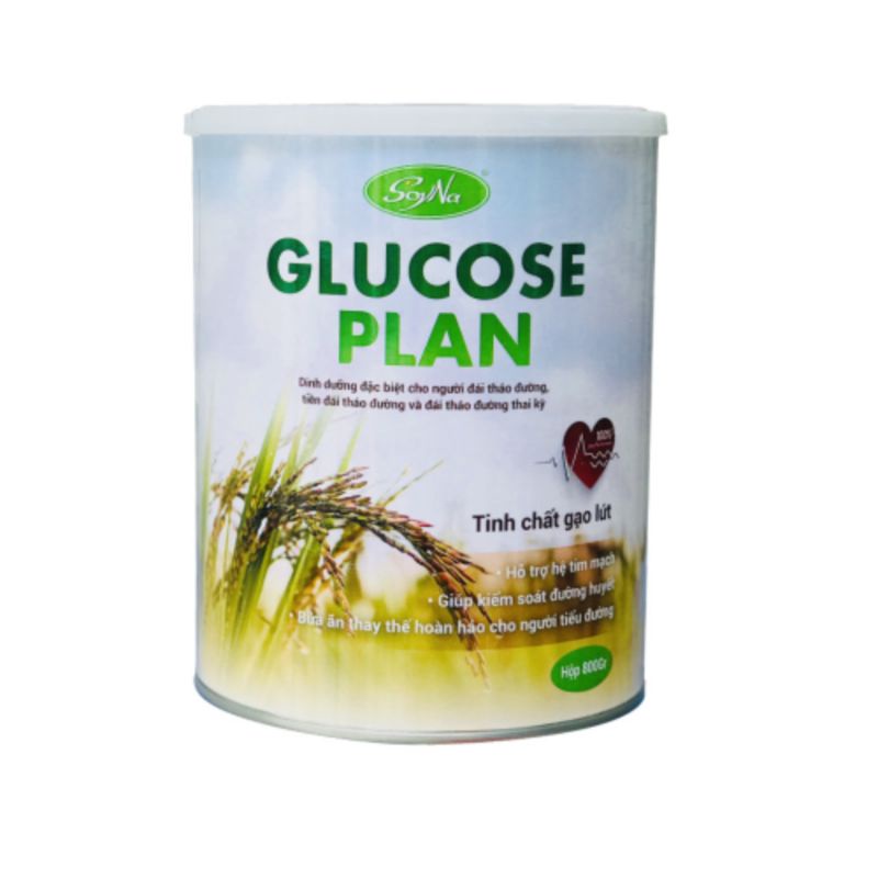 Sữa Tiểu Đường Cho Người Cao Tuổi Glucose Plan 800g Soyna 100% Thực Vật