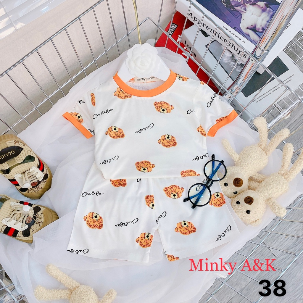 [Bé 20-32kg] Bộ Ngắn tay Thun Lạnh in toàn thân cho bé trai, bé gái từ 20-32kg [ HÀNG CHUẨN ]
