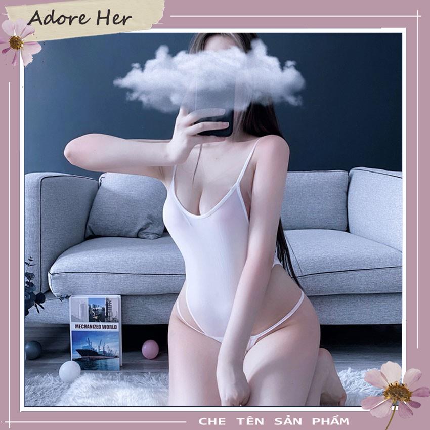 Bộ Đồ Ngủ Body Liền Thân Hở Lưng Gợi Cảm - Ảnh Thật Tại Shop - Bodysuit Sexy Thun Co Giãn  - ADORE HER | BigBuy360 - bigbuy360.vn