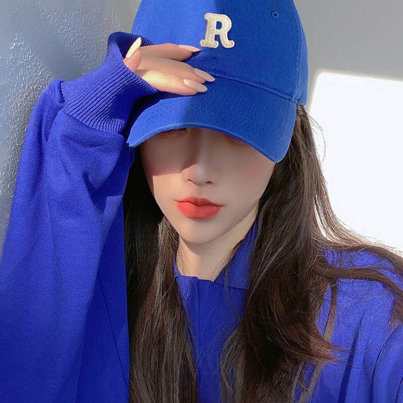 Mũ Lưỡi Trai Chống Nắng In Chữ Blogger R Màu Trắng Kiểu Nhật Hàn Thời Trang Mùa Hè Cho Nữ