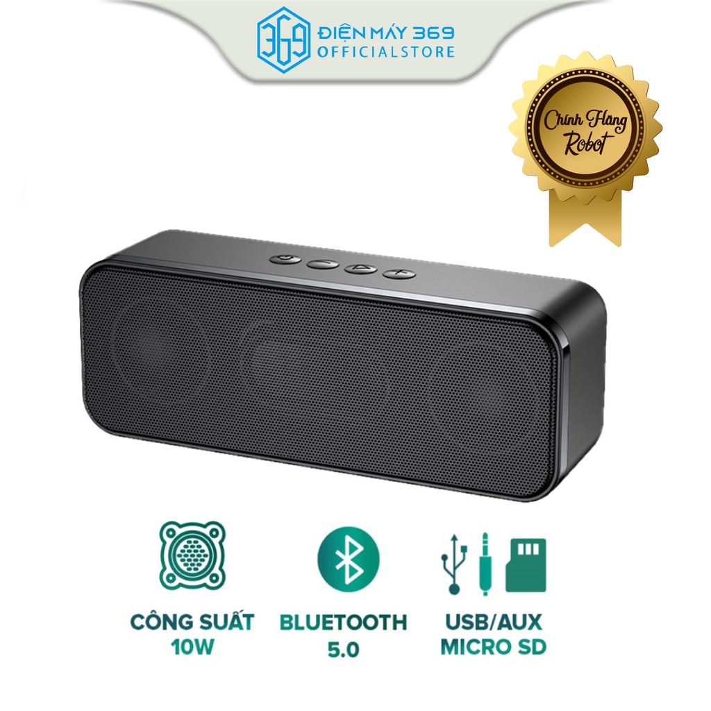Loa Bluetooth ROBOT RB520 năng suất 10W 1200mAh Super Bass Stereo Original thumbnail