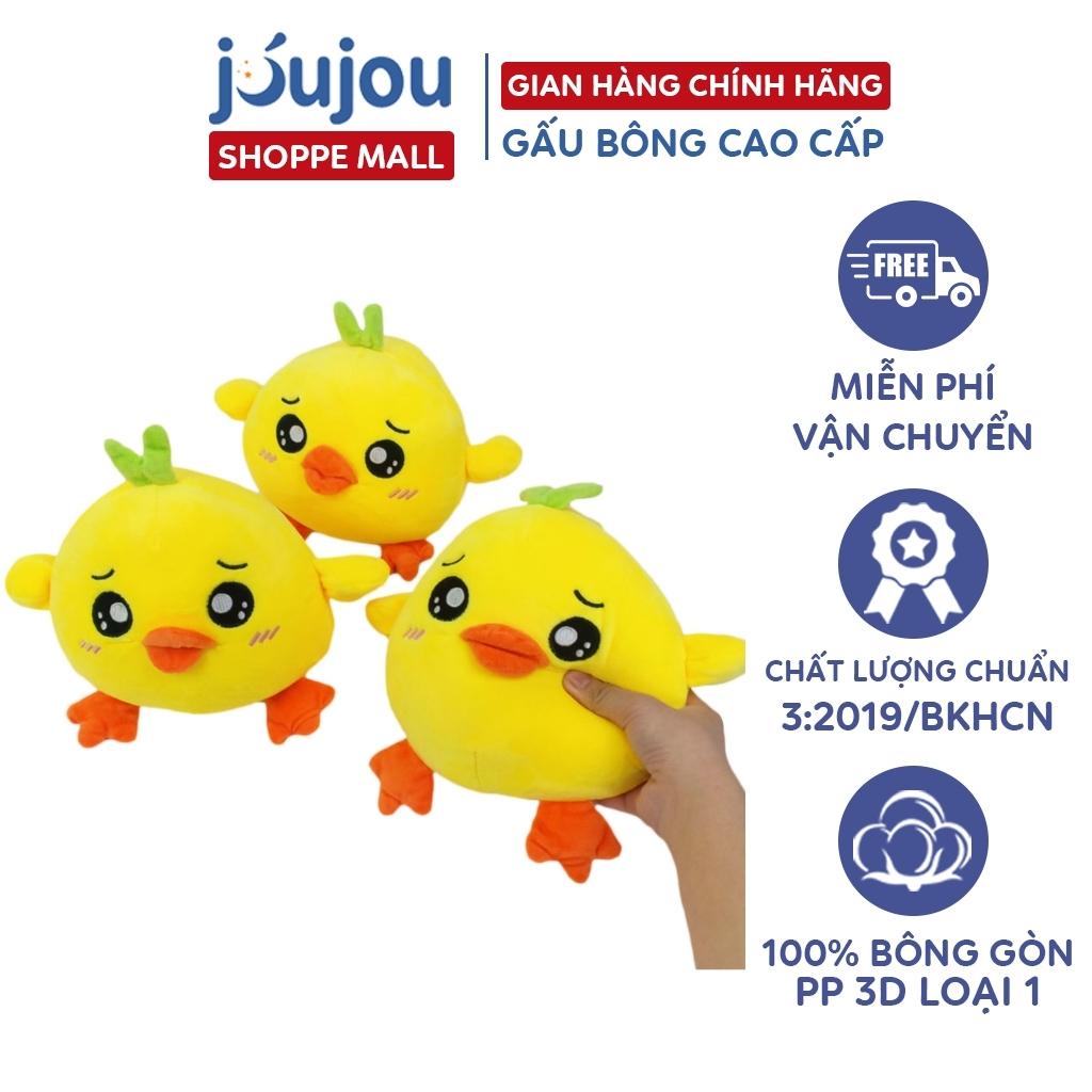 Gấu bông gà vàng biểu cảm cute size 25cm cao cấp JouJou mềm mịn dễ thương