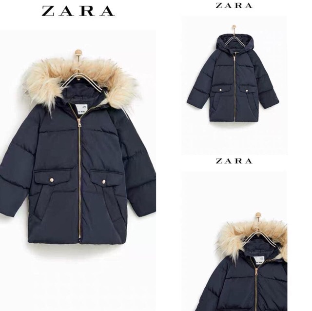 Áo phao lông vũ Zara Authentic