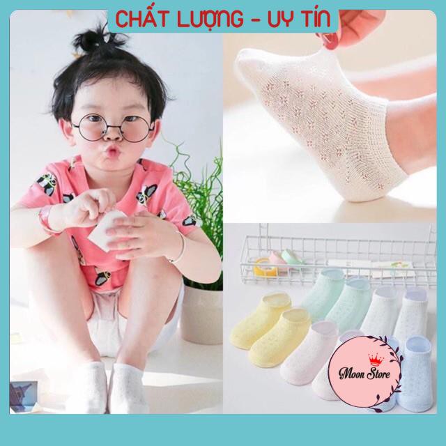 Set 5 đôi tất lưới hè thu trẻ em, tất lưới cho bé