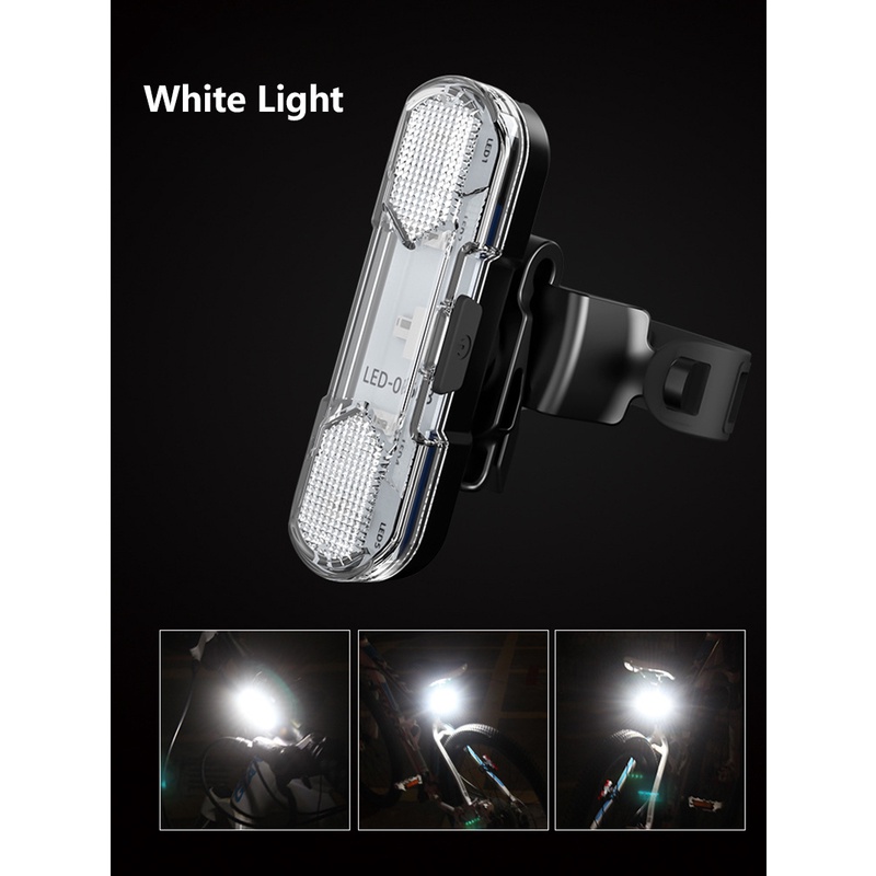 Đèn LED Cảnh Báo An Toàn Gắn Đuôi Xe Đạp 30LM IPX5 Chế Độ Sáng Với 4 Chế Độ Chiếu Sáng