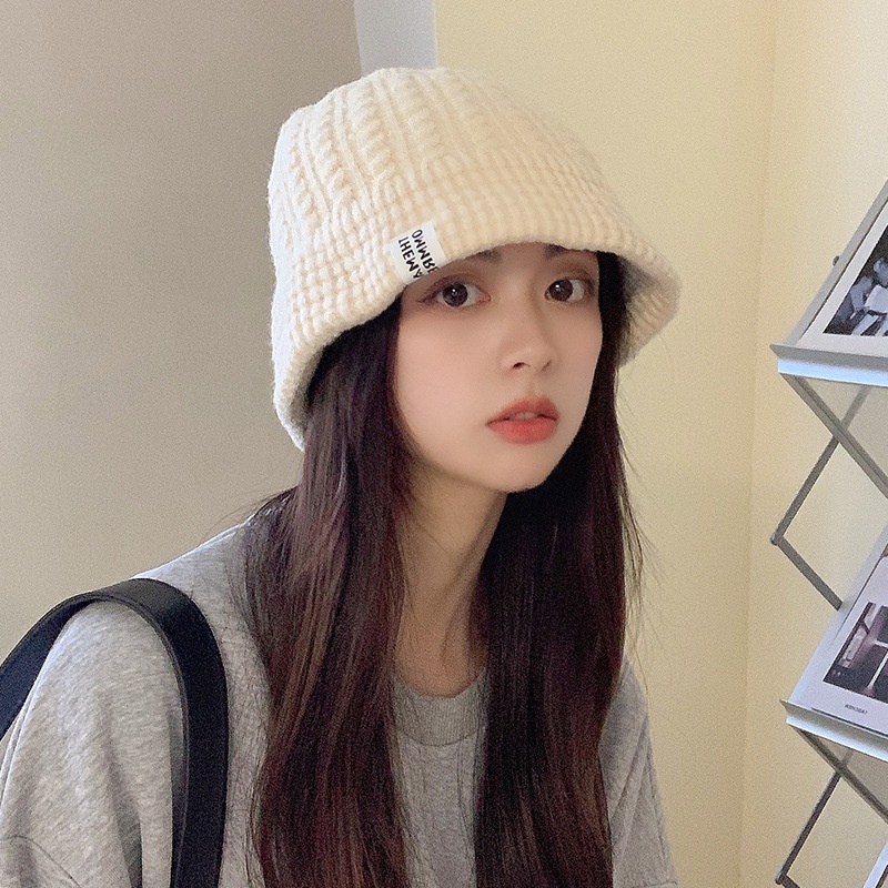 Mũ nữ thu đông, mũ len mùa đông dành cho nam nữ phong cách Hàn, hàng sẵn