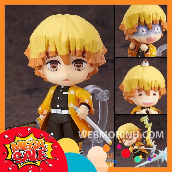 GIÁ HỦY DIỆT Mô Hình Agatsuma Zenitsu Thanh Guom Diet Quy Có Khớp Cử Động Nendoroid 1334